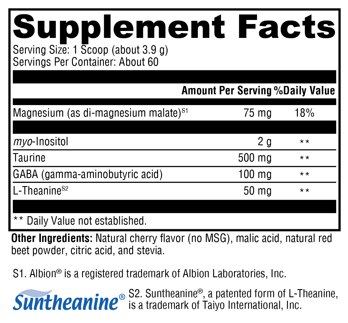 RelaxMax® Cherry 60 Servings